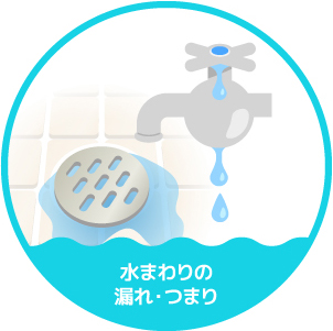 水まわりの漏れ・つまり